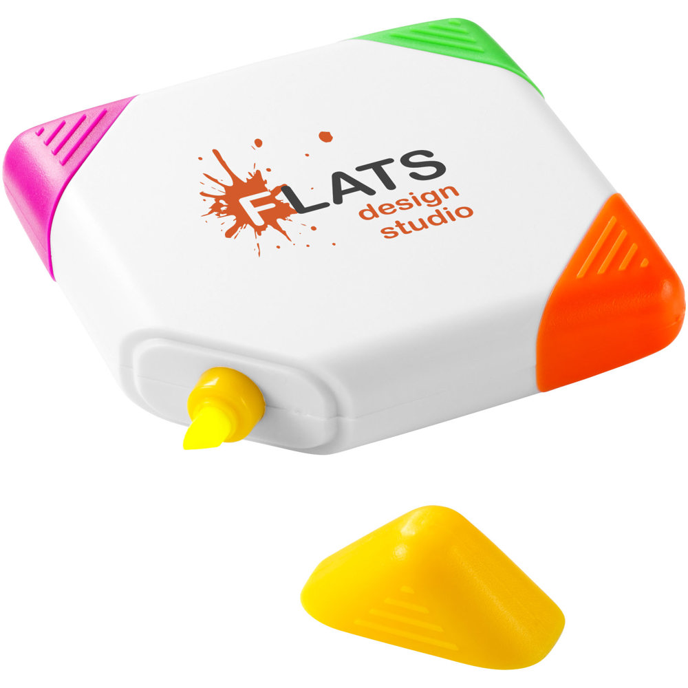 Evidenziatore quadrato a 4 colori Trafalgar