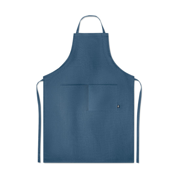 NAIMA APRON - Grembiule in canapa da 200gr - Blu