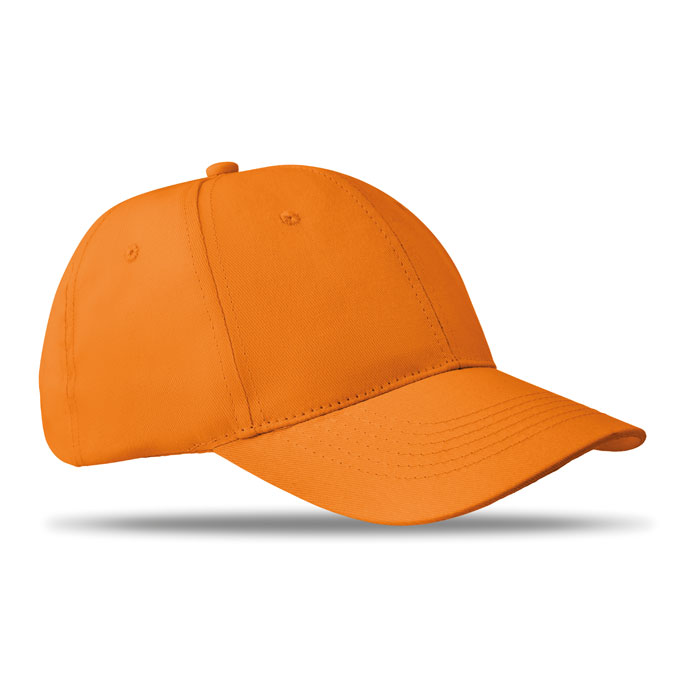 BASIE APOLLO - Cappellino 6 pannelli 160/gr - Arancio