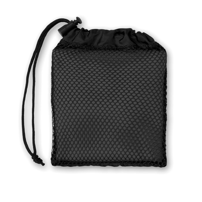 TUKO - Asciugamano sport in pouch - Nero
