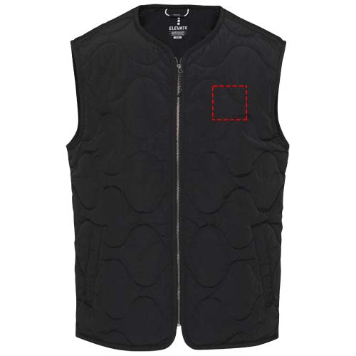 Smanicato trapuntato unisex in materiale riciclato certificato GRS Quartz