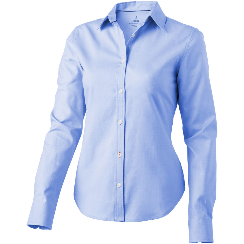 Camicia oxford Vaillant a manica lunga da donna - Blu chiaro