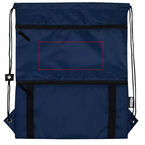 Borsa termica con coulisse in materiale riciclato Adventure - 9L