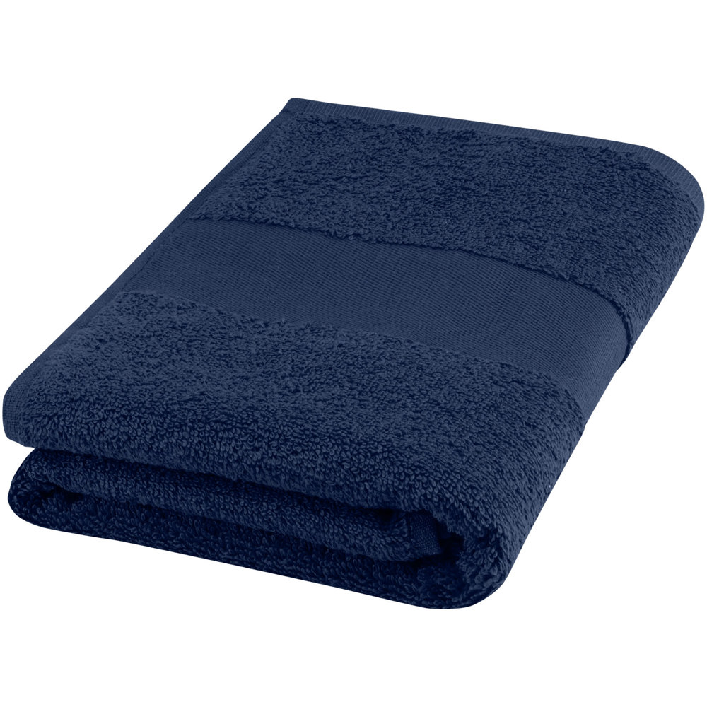 Asciugamano 50 x 100 cm in cotone da 450 g/m² Charlotte - Navy
