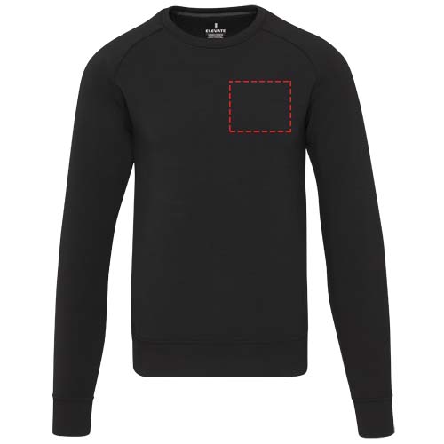 Maglione sportivo unisex a girocollo in tessuto interlock Yukon