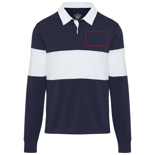 Felpa polo da rugby unisex Clyde