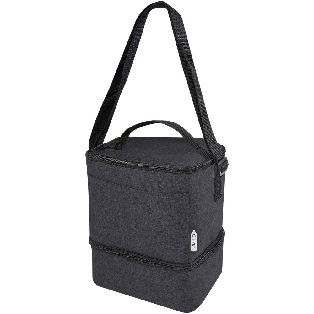 Borsa frigo portapranzo Tundra per 9 lattine in PET riciclato certificato GRS - 9L - Antracite melange