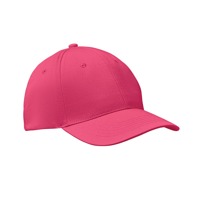 BASIE APOLLO - Cappellino 6 pannelli 160/gr - Fucsia