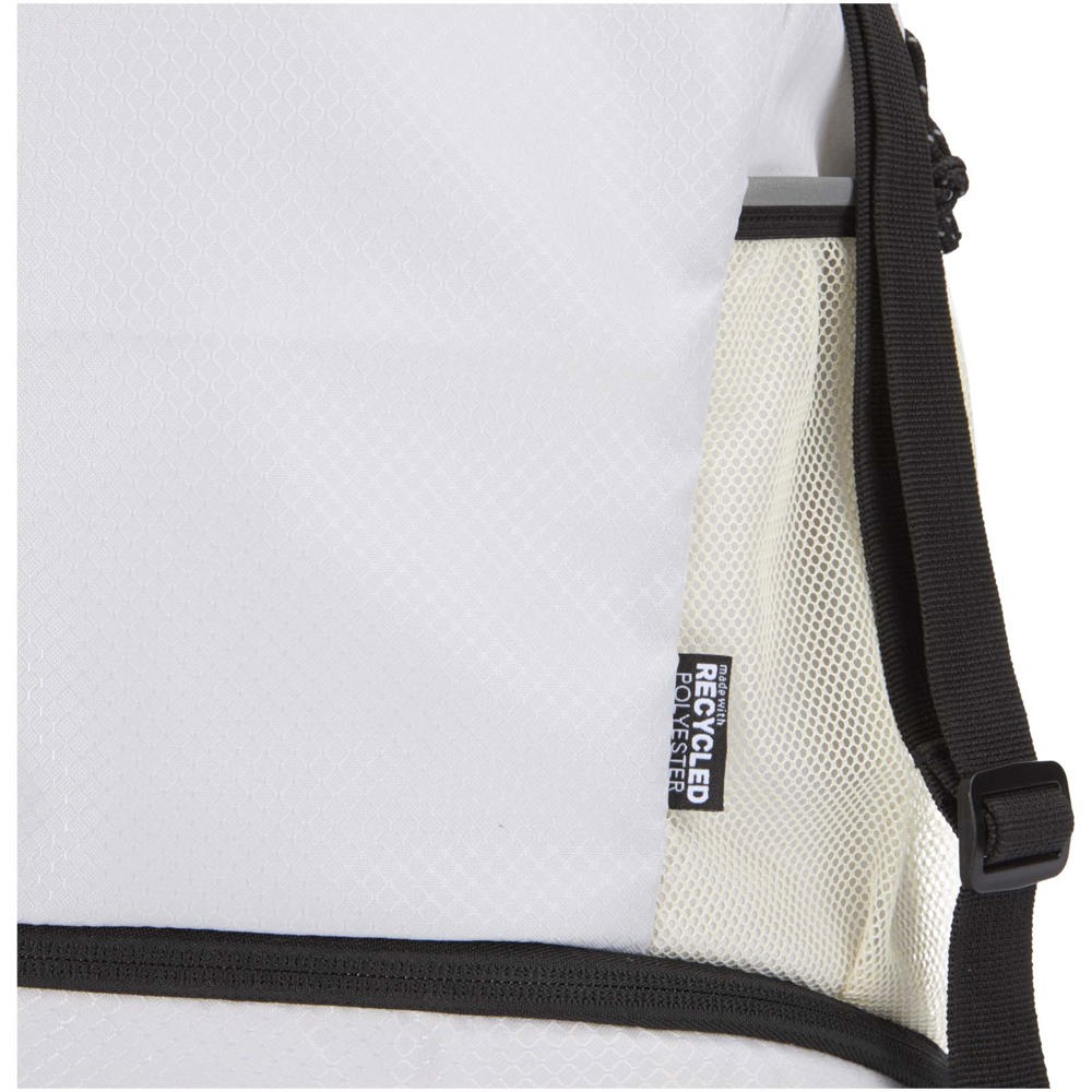 Borsa sportiva con cordoncino in materiale riciclato certificato GRS e scomparto inferiore da 18 litri Nomad