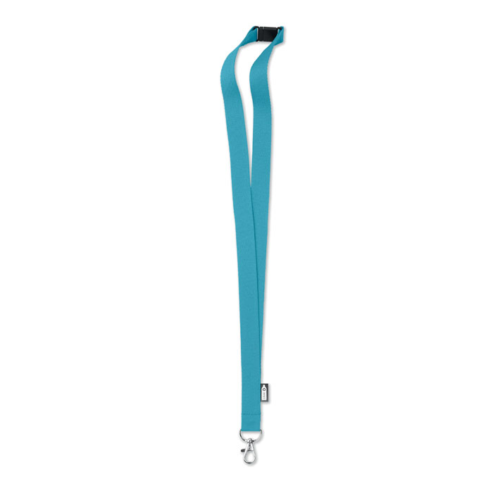 LANY RPET - Lanyard in RPET - Turchese