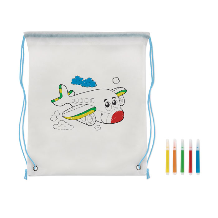 CARRYDRAW - Sacca da colorare in non woven