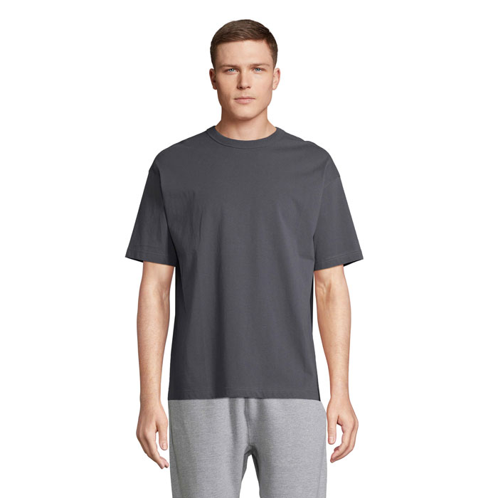 BOXY MEN - BOXY MEN T-SHIRT OVERSIZE - Grigio Topo