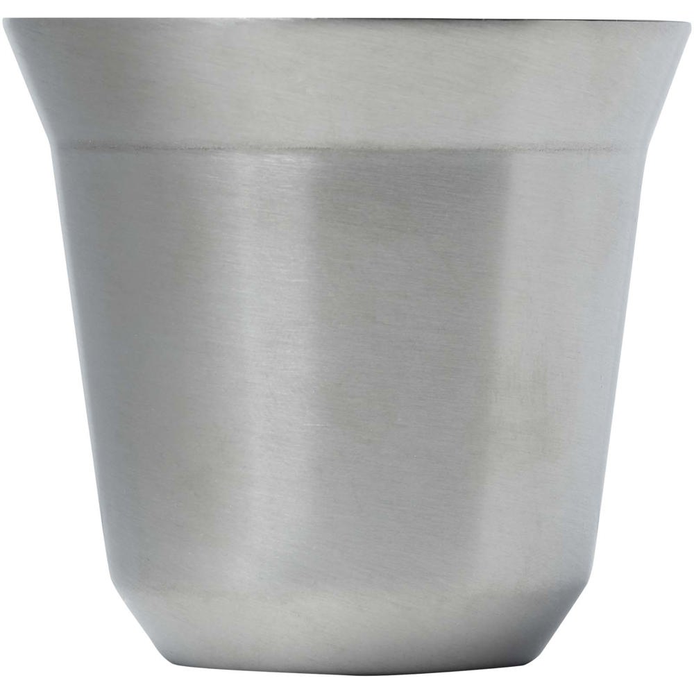  Set di tazze per caffè espresso in acciaio inossidabile certificato RCS da 80 ml Duo 