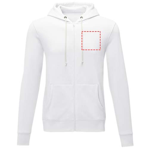 Felpa con cappuccio full zip da uomo da 240 g/m² Charon