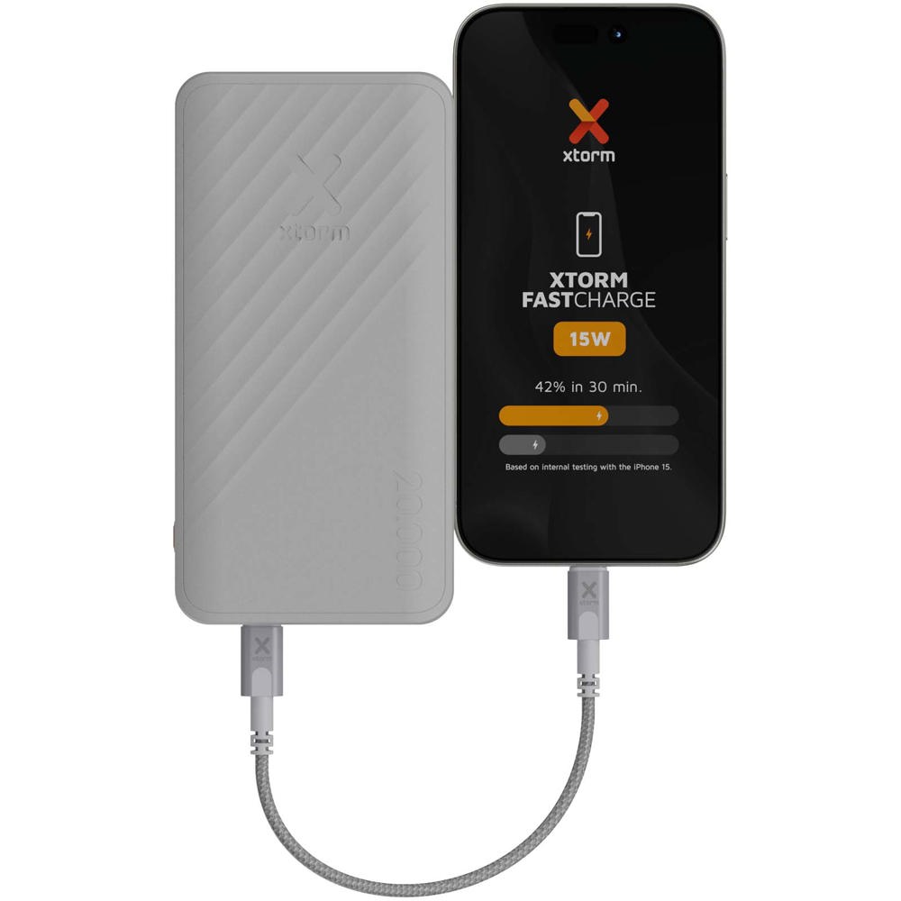 Power bank a ricarica rapida da 20.000 mAh 15 W Xtorm XG220 Go2 