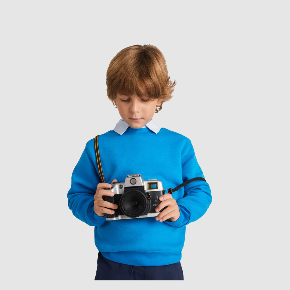 Maglione a girocollo per bambino da 280 g/m² Clasica