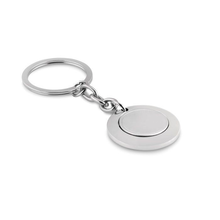 FLAT RING - Portachiavi tondo con moneta
