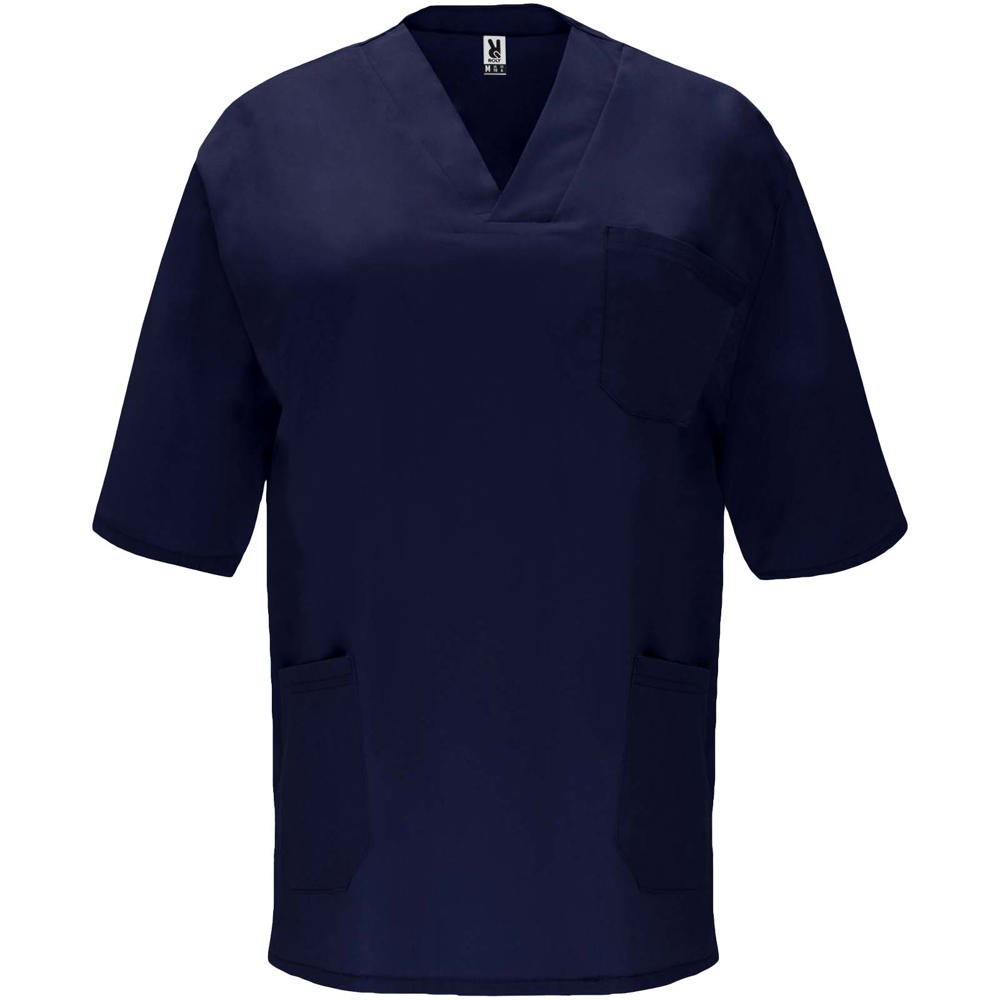 Casacca unisex a maniche corte in tessuto da 160 g/m² Panacea - Blu navy