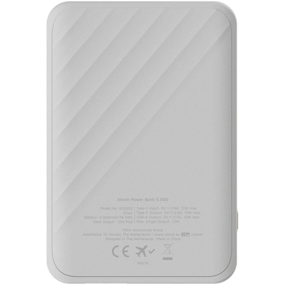 Power bank a ricarica rapida da 5.000 mAh 12 W Xtorm XG205 Go2 