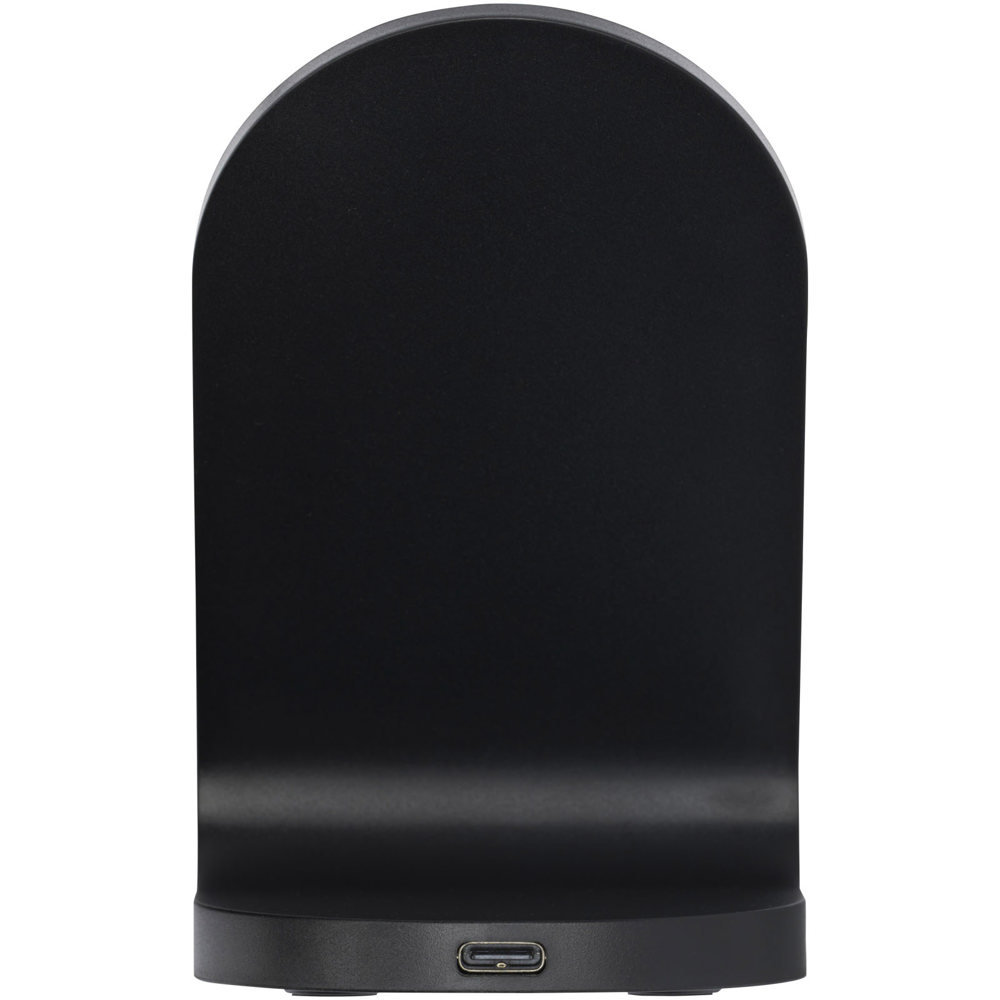 Stazione di ricarica in plastica riciclata RCS a doppia bobina da 15 W Loop
