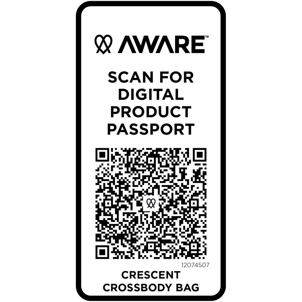 Borsa a tracolla Aware™ in materiale riciclato da 500 g/m² Crescent