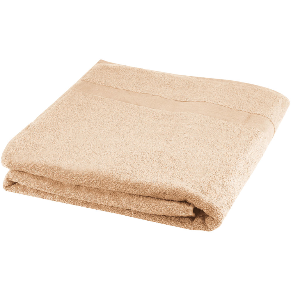 Asciugamano 100 x 180 cm in cotone da 450 g/m² Evelyn - Beige