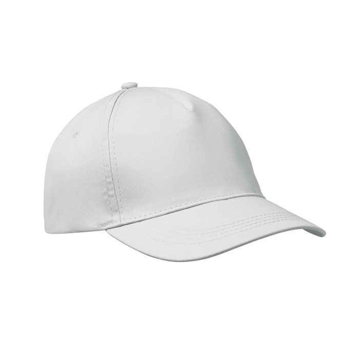BUZZ - Cappellino 5 pannelli 160 gr - Bianco