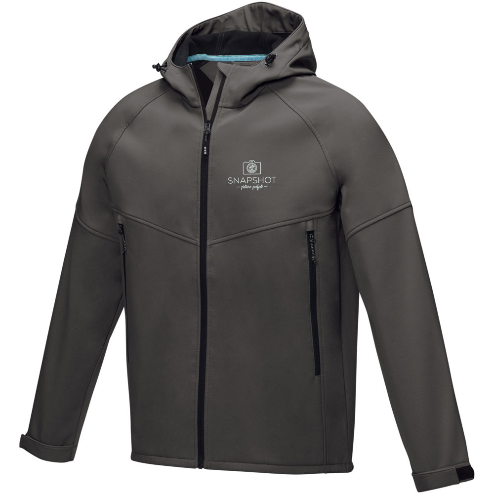 Giacca Coltan da uomo in softshell riciclato