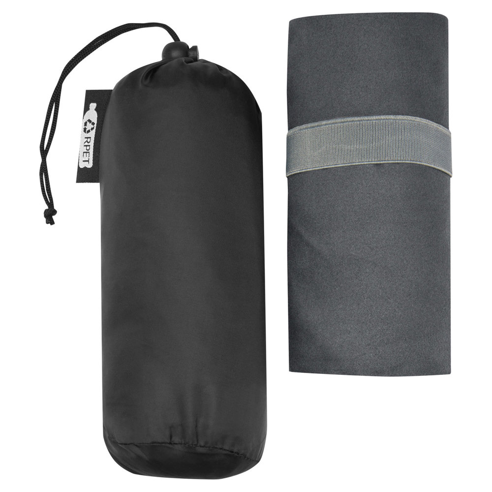 Asciugamano Pieter ultra leggero e ad asciugatura rapida in PET riciclato 130 x 80 cm
