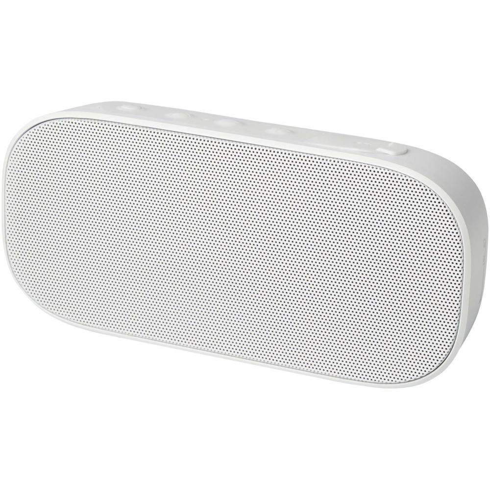 Altoparlante Bluetooth® IPX5 in plastica riciclata da 5 W Stark 2.0 - Bianco
