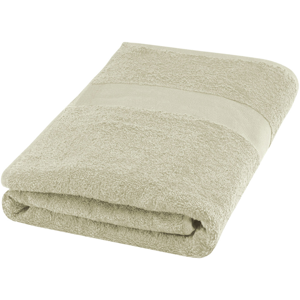Asciugamano 70 x 140 cm in cotone da 450 g/m² Amelia - Grigio chiaro