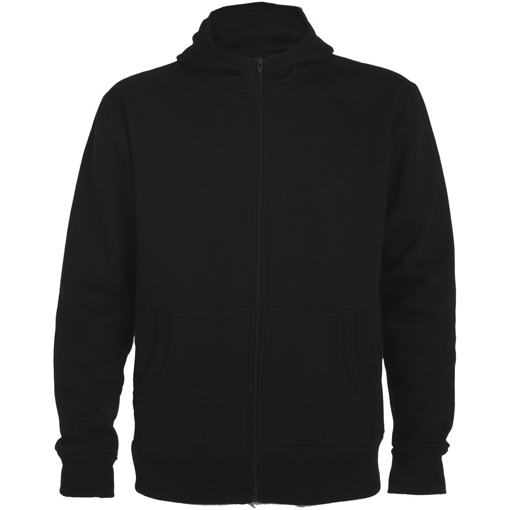 Felpa unisex con cappuccio e zip intera Montblanc - Nero