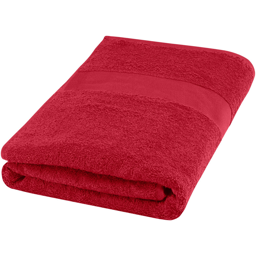Asciugamano 70 x 140 cm in cotone da 450 g/m² Amelia - Rosso