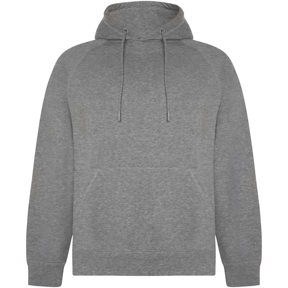 Felpa con cappuccio unisex in cotone biologico Vinson - Grigio mélange
