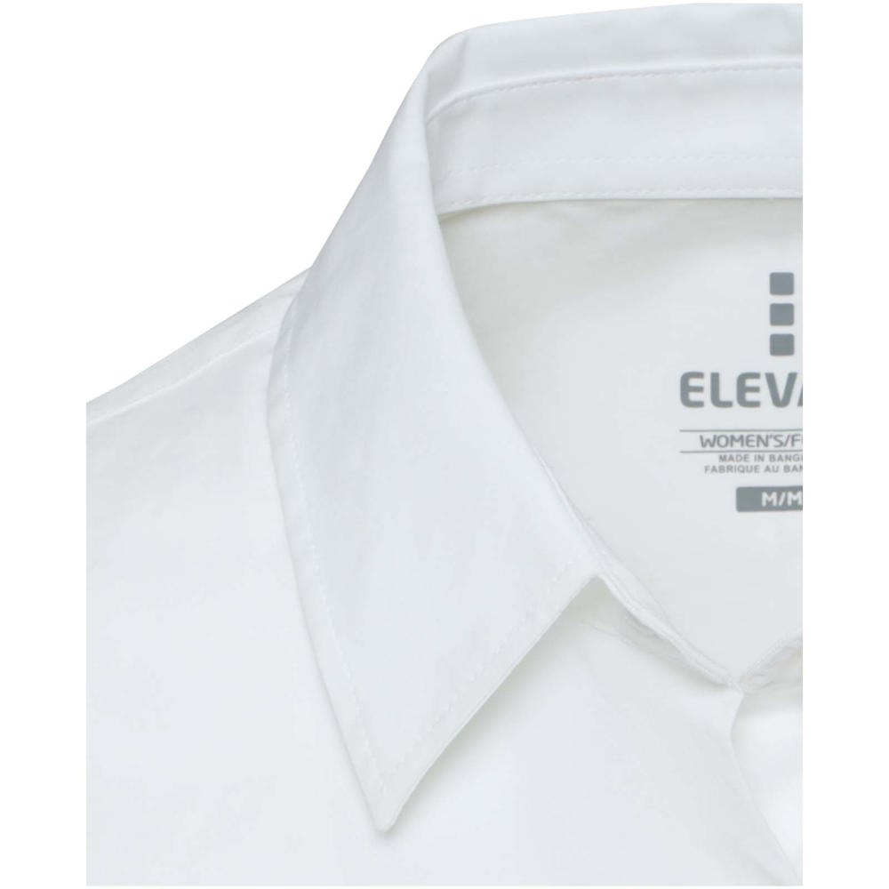 Camicia in tessuto di popeline da donna Carnelian