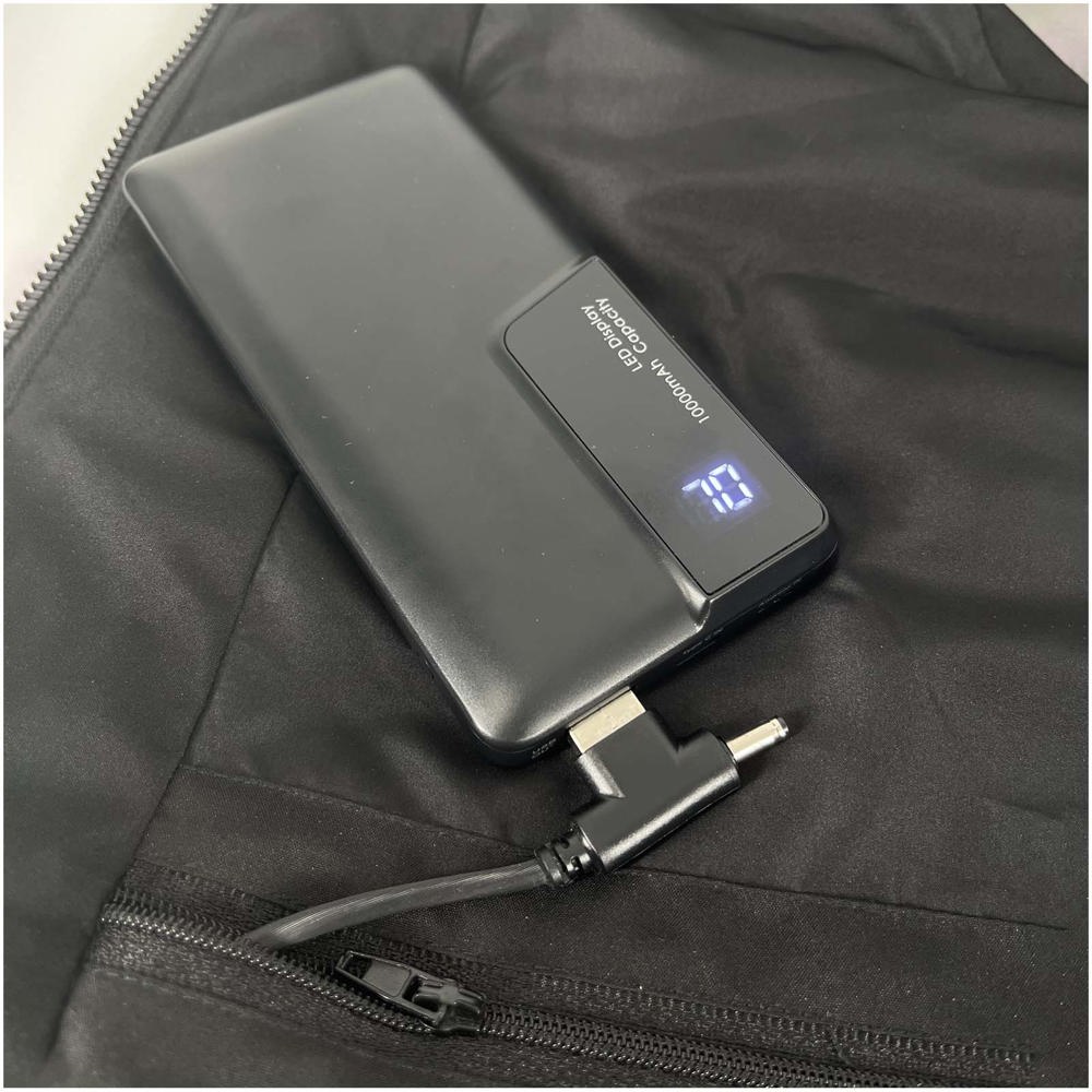 Giubbotto senza maniche riscaldato con power bank SCX.design G01