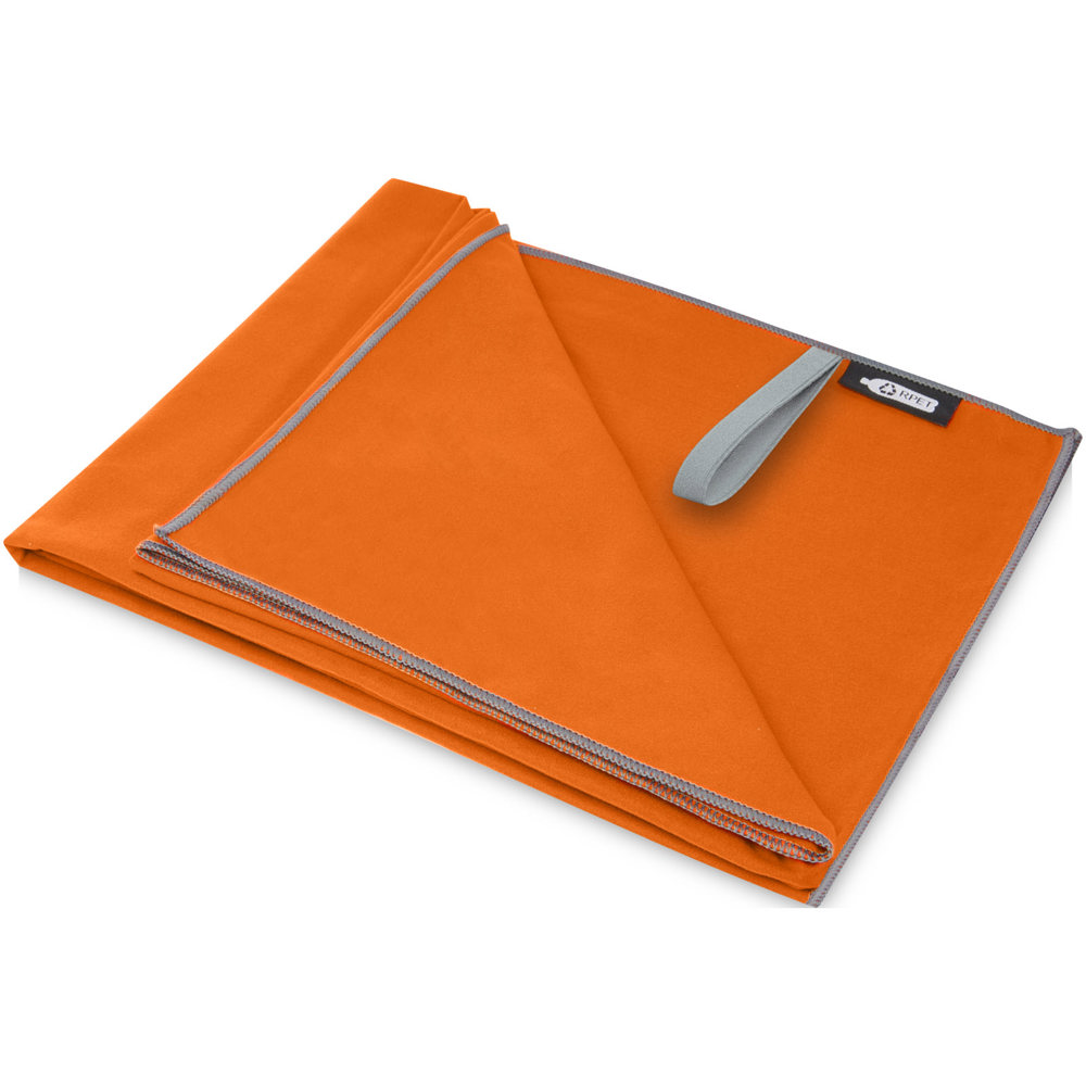 Asciugamano Pieter ultra leggero e ad asciugatura rapida in PET riciclato 130 x 80 cm