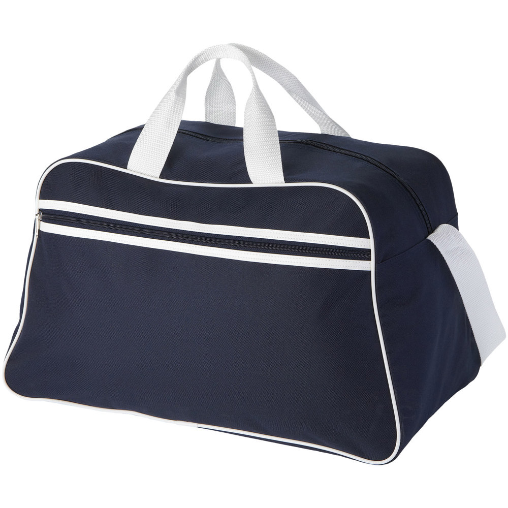 Borsone sportivo San Jose - 30L - Navy, Bianco