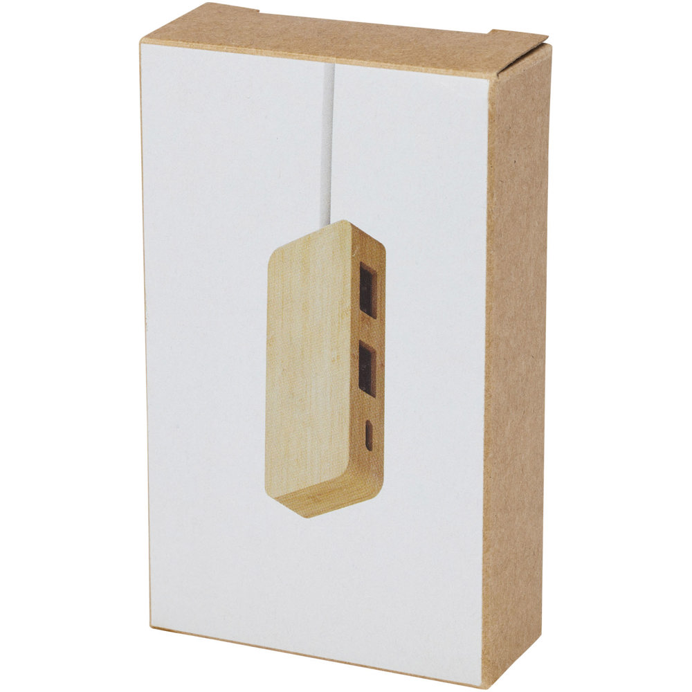 Hub USB in bambù Tapas