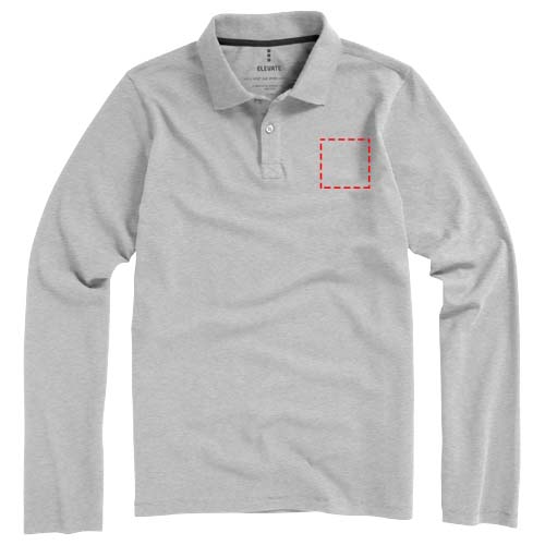 Polo Calgary a manica lunga da uomo