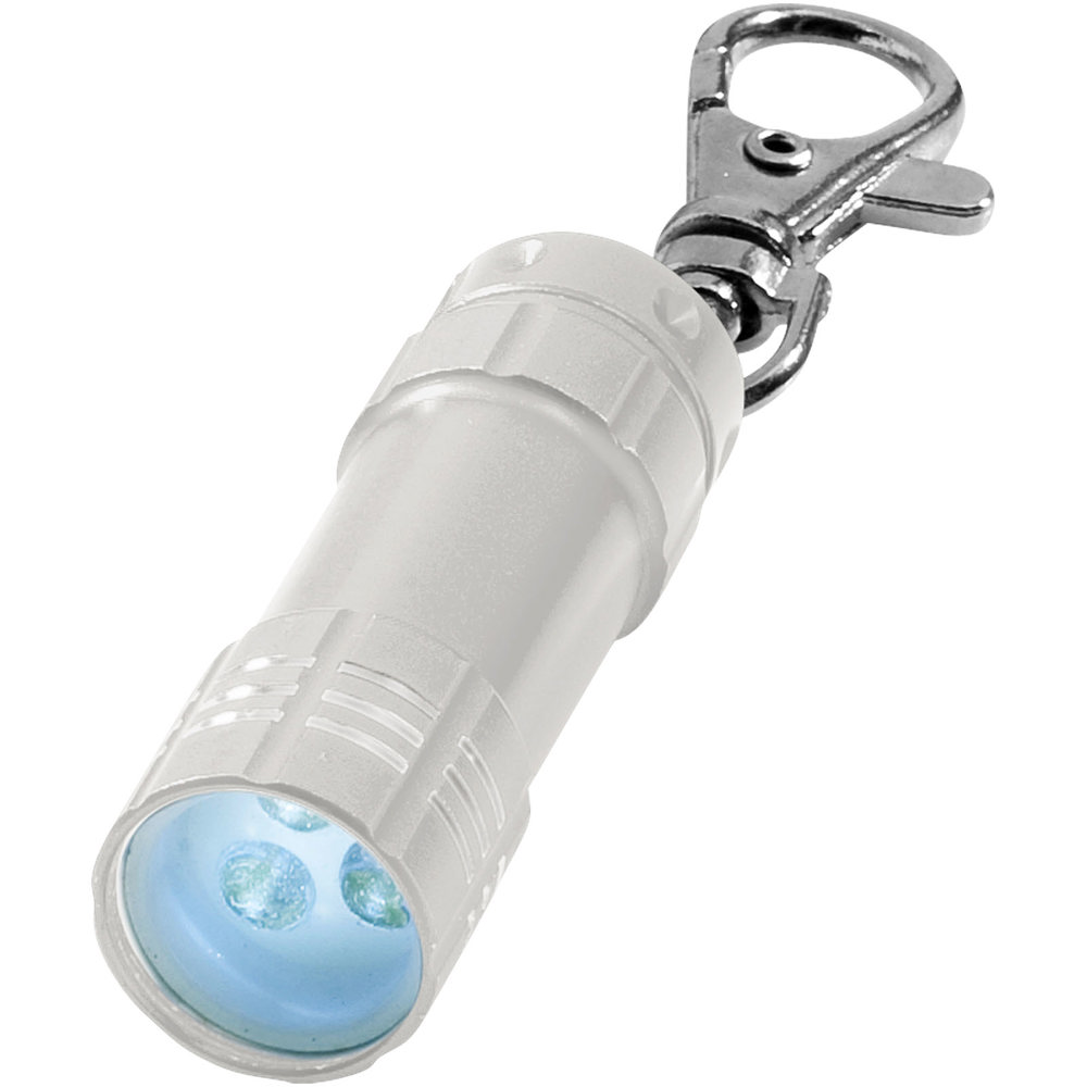 Portachiavi Astro con torcia a LED - Argento