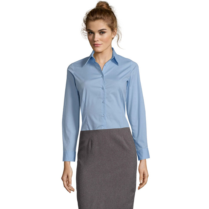 EDEN - EDEN DONNA CAMICIA - Azzurro Brillante
