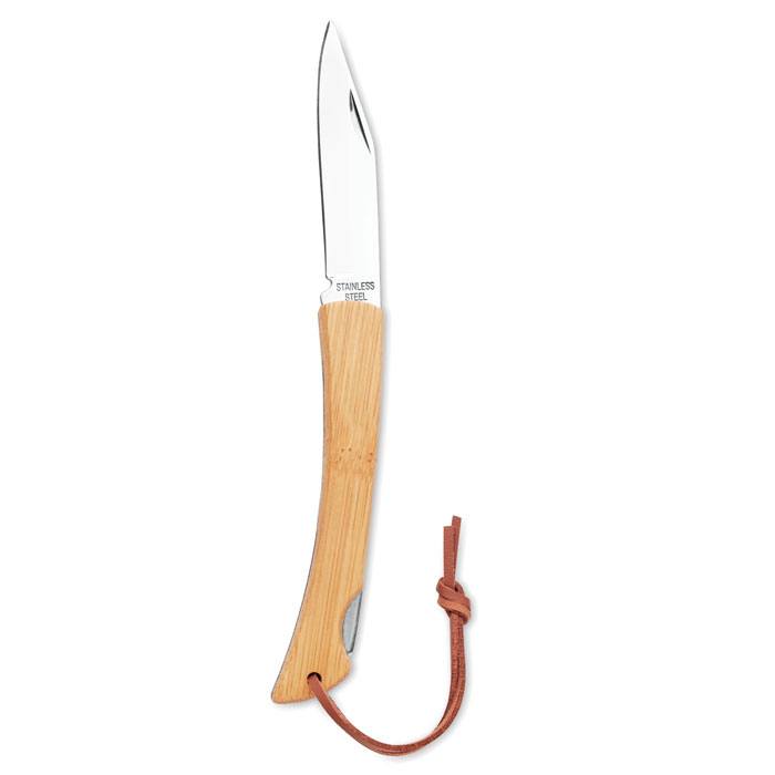 MANSAN - Coltello pieghevole in bamboo