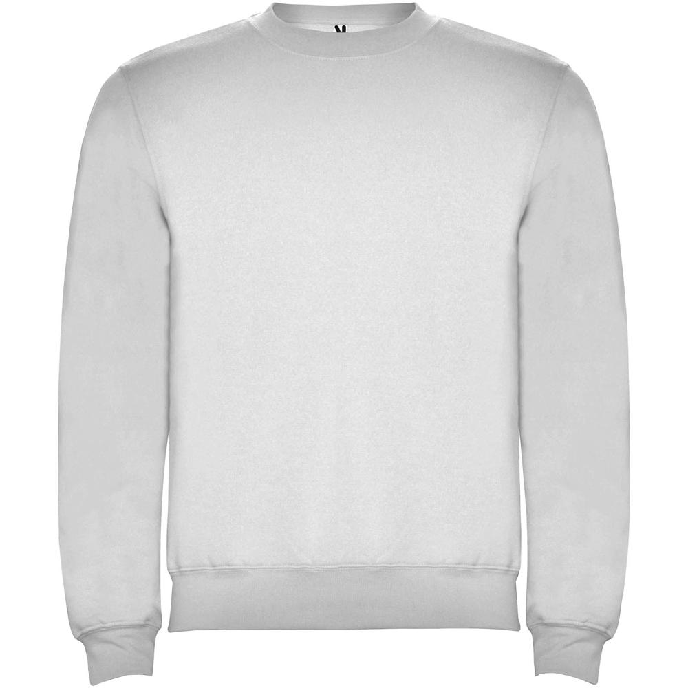 Maglione a girocollo unisex Clasica - Bianco cenere mélange