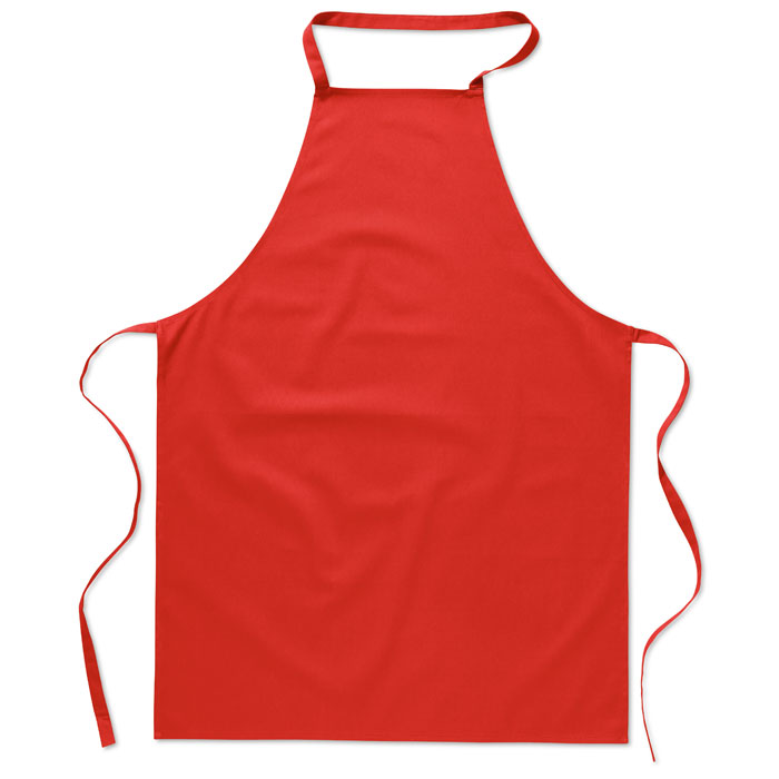 KITAB GLASGOW - Grembiule da cucina in cotone - Rosso