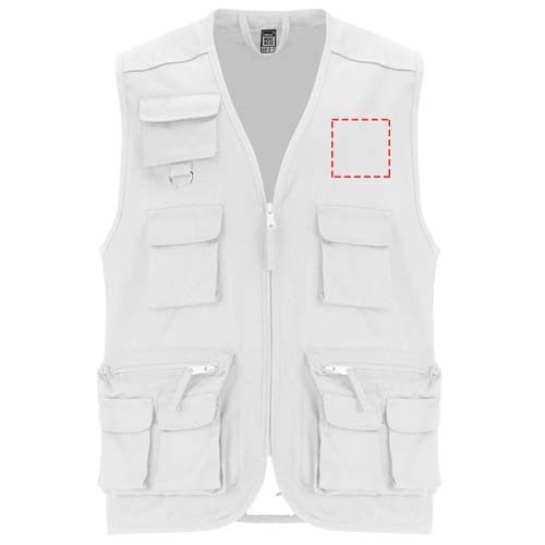 Gilet da lavoro con più tasche e scollo a V da 200 g/m² Venera 