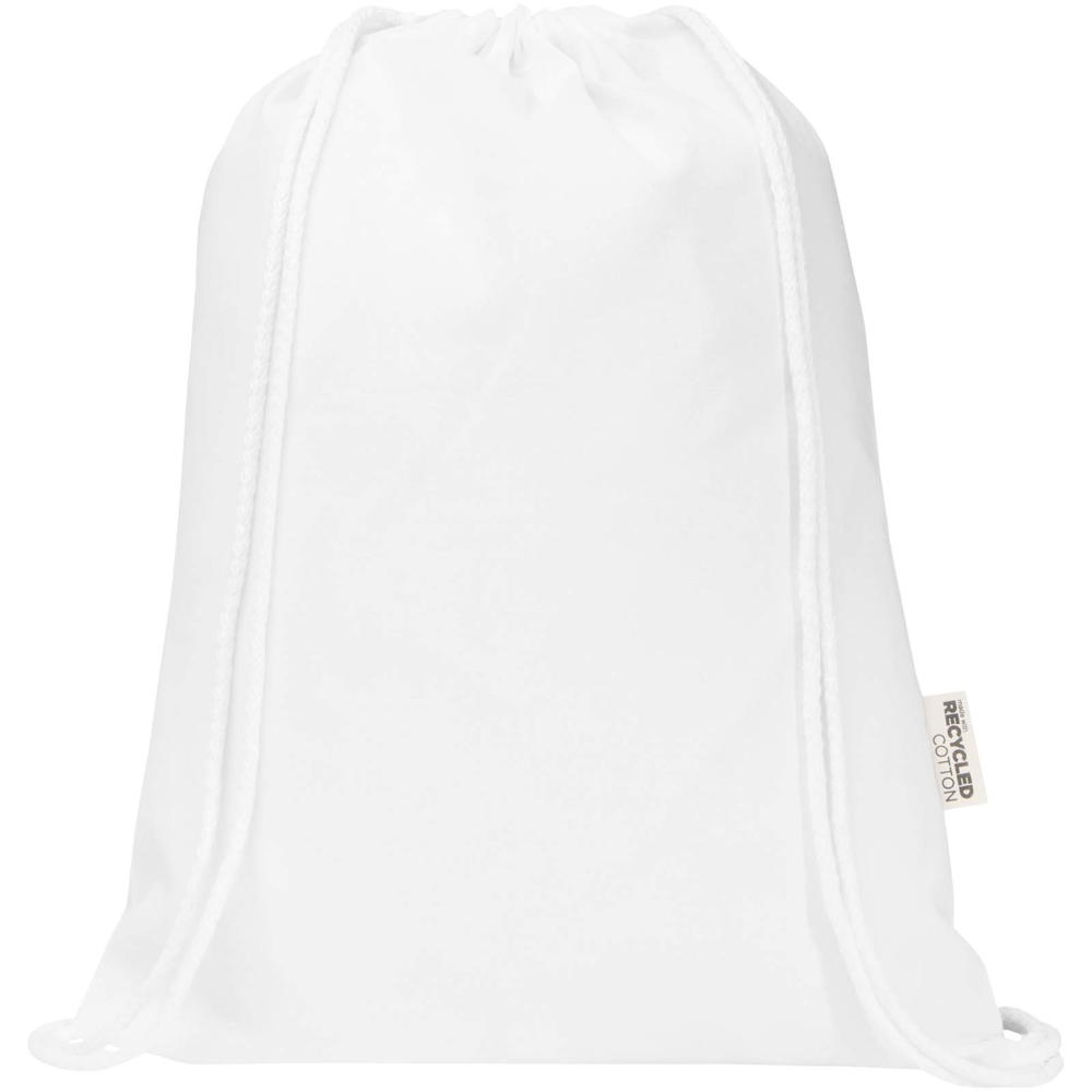 Borsa con cordoncino in materiale riciclato GRS da 180 g/m² Peru Blend - 5L