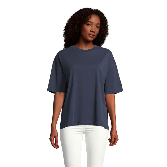 BOXY WOMEN - BOXY WOMEN T-SHIRT OVERSIZE - Blu Scuro Francese
