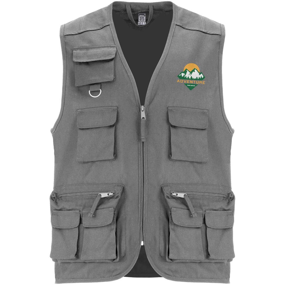 Gilet da lavoro con più tasche e scollo a V da 200 g/m² Venera 