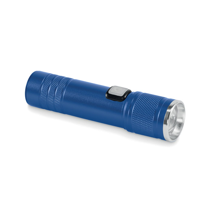 FLASHRA - Torcia ricaricabile. Luce COB - Blu